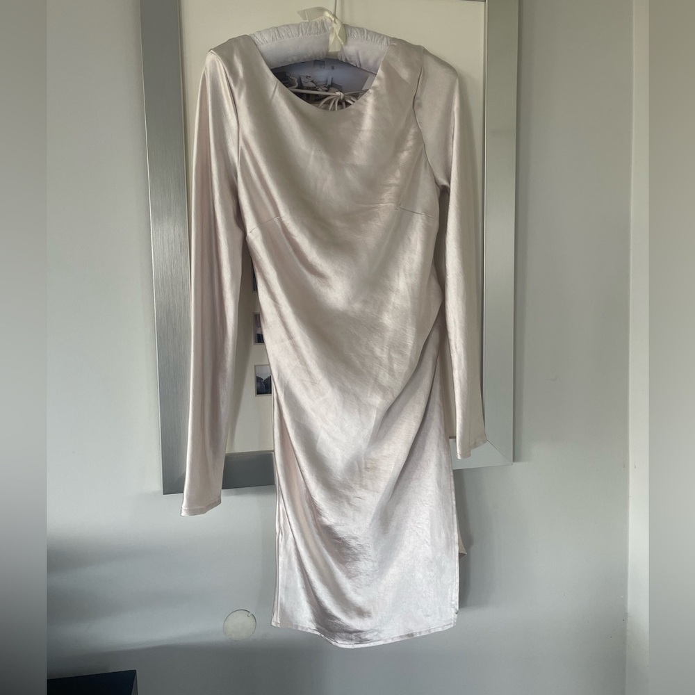 Saints + Sinners satin dress